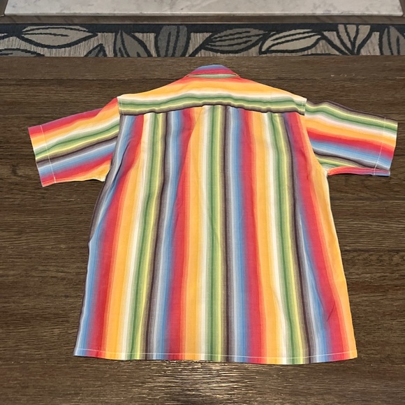 Lacoste Colorful Button Down Kids Shirt - Picture 6 of 7